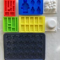 7 Stk. Silikon Formen / Silikonformen / Gießform / Kerzenformen / Seifenherstellung