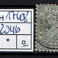 Los H17608: Württemberg Mi. 204, gest