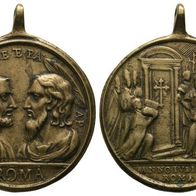 Bronzemedaille o.J. gehenkelt Anno IV. Rom SS - AP, 30,4 g