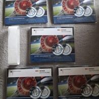 5 x 10 Euro BRD 2024 "Im Dienst der Gesellschaft - Polizei" A-J, PP, OVP im Blister