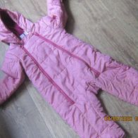 Skianzug größe 92 in pink mit kleinen Herzen von der Bär