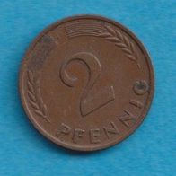 2 Pfennig 1950 D