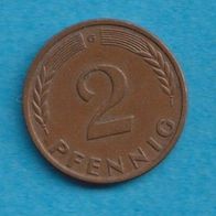 2 Pfennig 1950 G