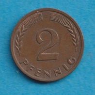 2 Pfennig 1950 J