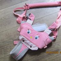 Lauflern Gurt für Babys in rosa