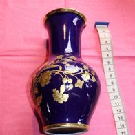 KPM Kobalt goldene Verzierungen Vase 60- er Jahre