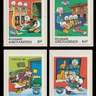 Disney Grenada Grenadinen 1984 Weihnachten Satz postfrisch