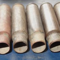 8x Bodenfund Messing S* mit verschiedene Tarnnummern 1931 bis 1937 Dekoration
