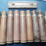 9x Bodenfund Messing Patrone 88 1904 bis 1910 Dekoration