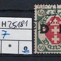 Los H25181: Danzig Dienst Mi. 7, gest