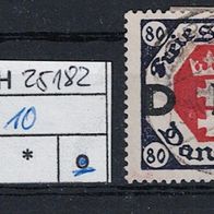 Los H25182: Danzig Dienst Mi. 10, gest