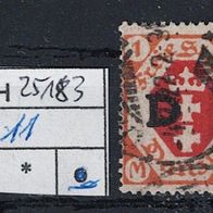 Los H25183: Danzig Dienst Mi. 11, gest