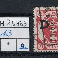 Los H25185: Danzig Dienst Mi. 13, gest