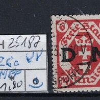 Los H25187: Danzig Dienst Mi. 26 a, gest