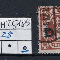 Los H25189: Danzig Dienst Mi. 28, gest