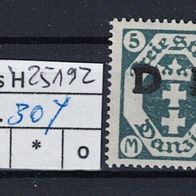 Los H25192: Danzig Dienst Mi. 30 Y * *