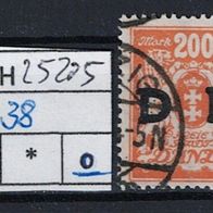 Los H25205: Danzig Dienst Mi. 38, gest