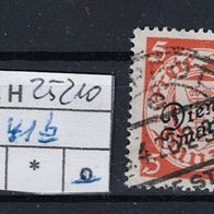 Los H25210: Danzig Dienst Mi. 41 b, gest