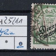 Los H25211: Danzig Dienst Mi. 42 a, gest