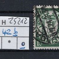 Los H25212: Danzig Dienst Mi. 42 b, gest