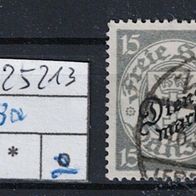 Los H25213: Danzig Dienst Mi. 43 a, gest