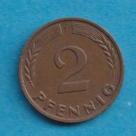 2 Pfennig 1958 F