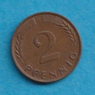 2 Pfennig 1958 G