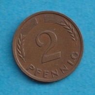 2 Pfennig 1958 J