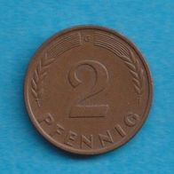2 Pfennig 1960 G