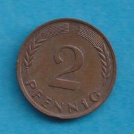2 Pfennig 1961 D