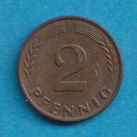 2 Pfennig 1961 F