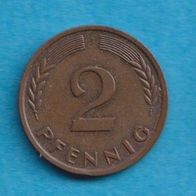 2 Pfennig 1961 J