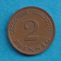2 Pfennig 1963 J