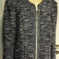 Jacke Bouclé Jacke von C&A Gr.50 RV Glitzer * *