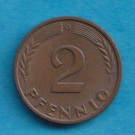 2 Pfennig 1964 G
