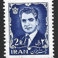 Iran / Persien Freimarke " Mohammed Reza Pahlavi " Michelnr. 1131 o