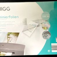 QUIGG Laminierfolien, DIN A4, NEU, Originalverschweißt