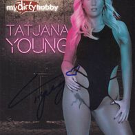 Erotik: Tatjana Young - orig. sign. Großfoto