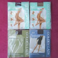 4x Golden Lady XL 5 48-52 schwarz + graphit + daino Donna 30 Repose 40 Vivace 40