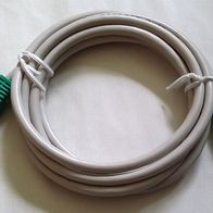 LAN-Kabel grau/ Stecker grün, 1,80m