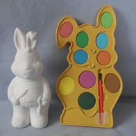 Hase Osterhase zum bemalen anmalen ca. 15,5 cm hoch NEU