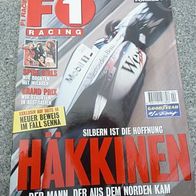 F1 Racing Heft April 1997 4/97 Silbern ist die Hoffnung Häkkinen