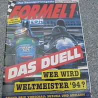 Formel 1 Das Rennsportmagazin Heft Nr. 11 Ausgabe November 1. Jahrgang