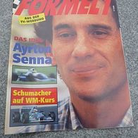 Formel 1 Das Rennsportmagazin Heft Nr. 6 Ausgabe Juni 1. Jahrgang Senna