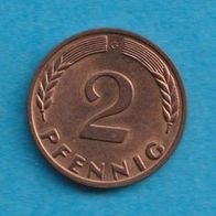 2 Pfennig 1966 G Top