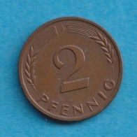 2 Pfennig 1966 J