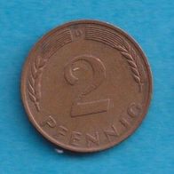 2 Pfennig 1970 D