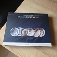 30x5 Euro Münzen BRD 2016-2021"Klimazonen der Erde" A-J, St, Neu, OVP in Münzbox
