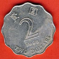 Hong Kong 2 Dollars 1998