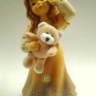 Goebel "Kuscheliger Freund" Engel mit Plüschteddy 24 cm Träumerle Teddy Sternenregen